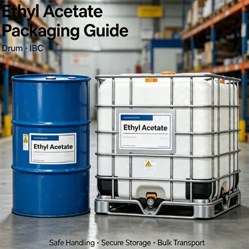 CAS No.141-78-6 Ethyl Acetate Packaging Guide: Drum, IBC, ISO Tank & Bulk Shi...