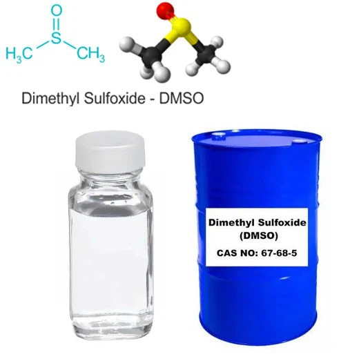 High Purity Dimethyl Sulfoxide DMSO 99.9% Pure Liquid CAS 67-68-5